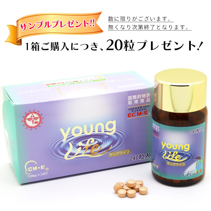 ヤングライフ（低分子ヒアルロン酸）240粒