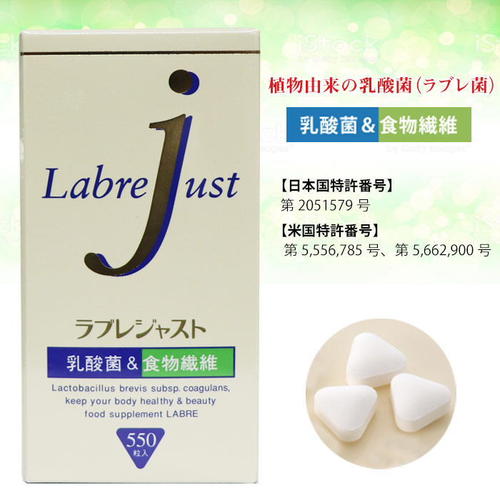 ラブレジャスト（550粒）/ 植物性乳酸菌（ラブレ菌）