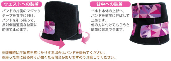 バイオエスペランサ エアロドームシェイプベルト、ご使用方法