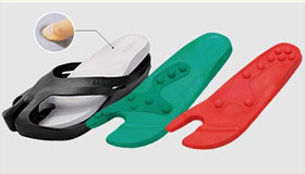 新感覚の指圧代用サンダル